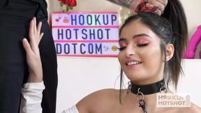 Brunette Whore Emily Willis Ends up Wrecked &amp; Sprayed!