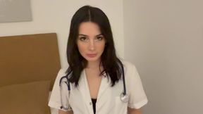 Slutty hot Latina nurse POV fuck with huge facial