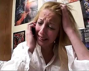 Milanese slut with hairy pussy gets whipped by her friend