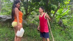 blazecom.br - Busty stepmother fucks the estate&#039;s elderly gardener