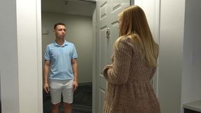 Milfed Down Younger Guy at 9 Months Pregnant