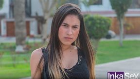 Petite college girl with pink pussy is approached by a fake Professor and detonates her ass