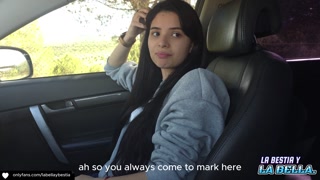 i have sex with a stranger from the supermarket in his car a rich ANAL SEX CAR AMATEUR