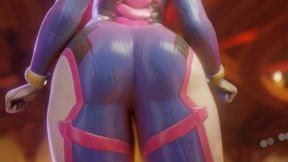 Overwatch DVA bass slut 3D PMV HMV