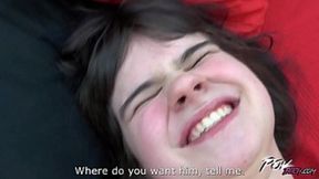 Thick hot girl gets intense creampie in her butt&#x1F351; from a random guy