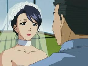 Mistreated Bride 4 - Pervy hentai guy fucks his wife, mom and sister at same time