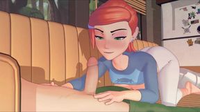 Animated Heroes Get Hot Action With Alien Chicks Online