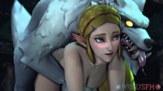 3D ZELDA AND WOLF