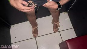 I was enjoyed in the gloryhole by a hot cock&#x1F32D; &mdash;  as my husband moaned in delight!