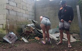 Eating a Girl at a Party, in the Back of the Farm