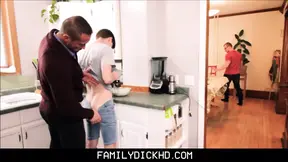 mkcccc6.com - Step Dad Threesome With Two Step Son's On Thanksgiving