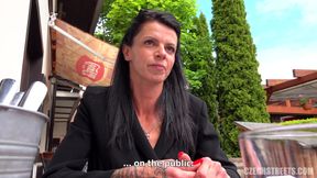 Dominika Brunette Mature MILF Walking On Public With Vibrator - Reality POV