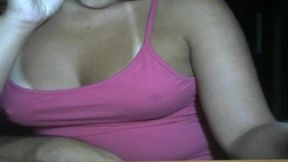 housewife showing her pussy en boobs in public to husband watch