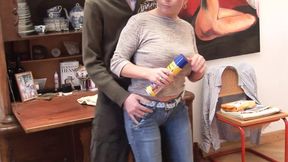 A cougar in heat gets a big young cock