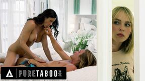 PURE TABOO Exchange Student Lilly Bell CAUGHT Femdom Stepmommy Penny Barber Fucking Her Stepson!