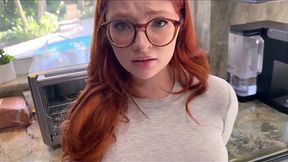 Redhead Stepdaughter Gears Up for Cum-Filled Session - Naomi Hughes - Family Healing - Alex Adams