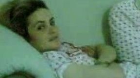 Shy curvy Turkish girlfriend finally shows me her butt in undies