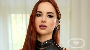 Audrey Reid in Leather Wants to Ride Your Dick Hard