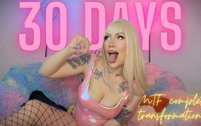 mkcccc6.com - 30 Days Mtf Complete Transformation - Slut Training - Crossdressing - Bimbofication - Femdom POV