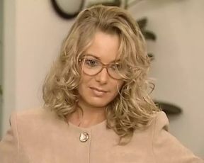 Magnificent blonde babe from Germany gets destroyed by two hard cocks