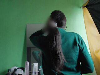 Me VENGO Rápido con Chavita ESTUDIANTE! Follamos en su Cuarto y le Gustó Comerse la LECHE! (HD)