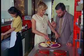 80s gynecologist cheats on his wife with retro brunette nurse