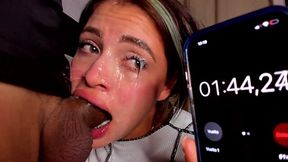 Filthy Deep-Throat Queen – Gagging & Sloppy BJ to the Max!